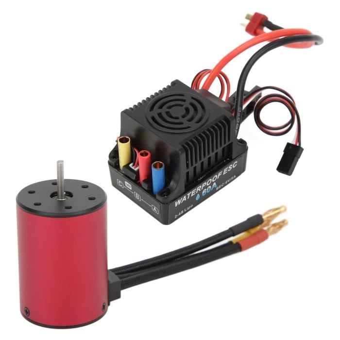 Combo RC Himoto : Moteur électrique RC540 + ESC + Batterie 2000mAh 7.2V + Chargeur