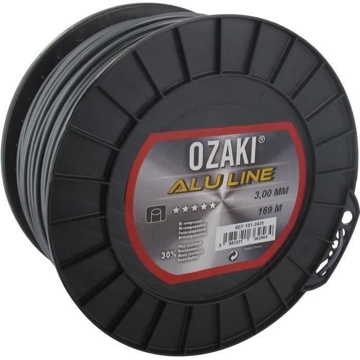 Bobine fil nylon OZAKI ALU LINE - Longueur: 169m, Ø: 3,00mm