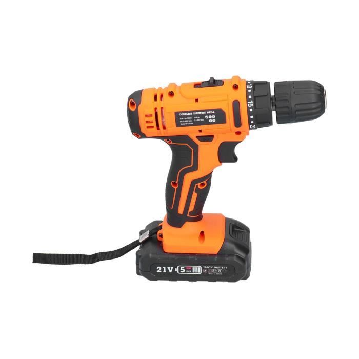 Perceuse Sans Fil 21V Gvolatee 45Nm - Perceuse à Batterie Rechargeable Avec 2 Vitesses Et LED
