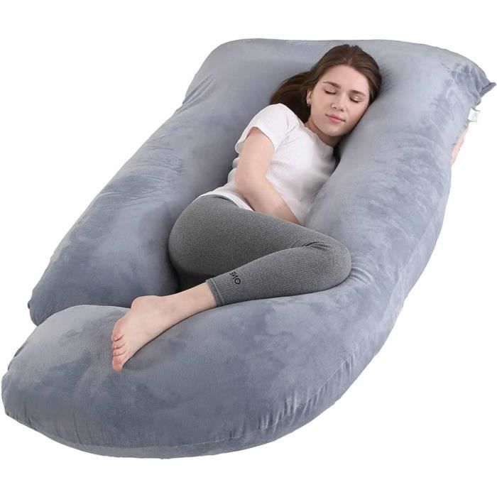 Coussin de Grossesse Coussin d'allaitement Grand Coussin Oreiller en ...