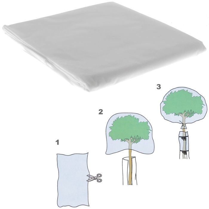 GARDENSTAR Voile D'hivernage En Polypropylène Noire- 5m - 100gr/m2 Pas Cher