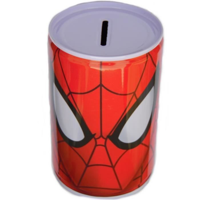 Tirelire Métal Spiderman Streets - Multicolore - Idéal Pour Enfants Et Collectionneurs