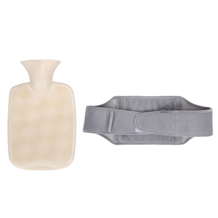 Bouillotte Transparente 160 Ml PVC - Compresse Chaude Ou Froide Réutilisable, Pour Mains, Muscles, 14.5x8.5cm