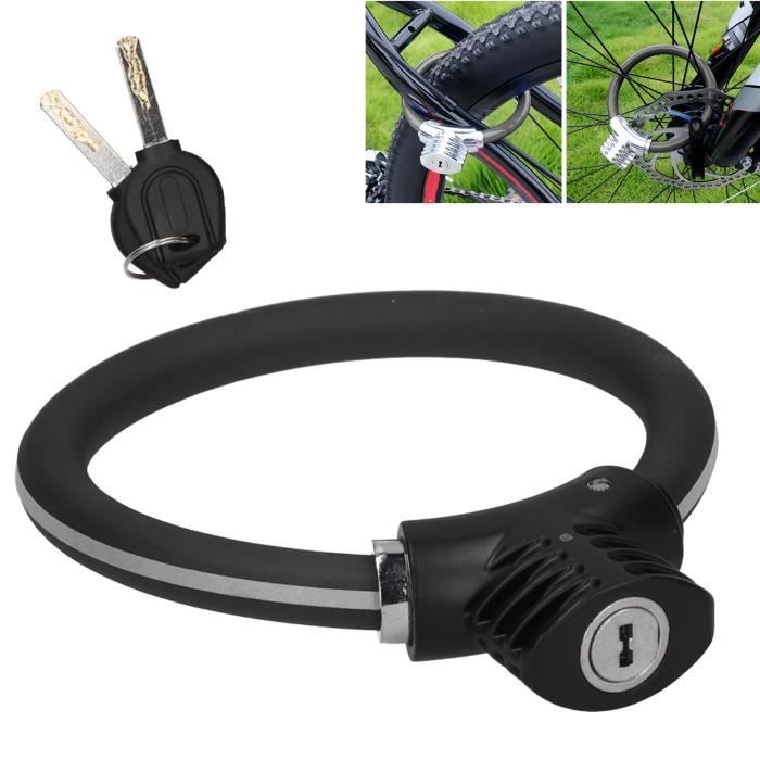 Câble Antivol Vélo à Code Ecent - 5 Chiffres 1,2m - Noir - Pour Vélo Loisir  - Cdiscount Sport