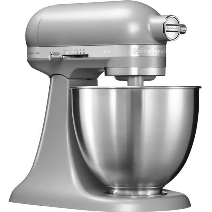 Robot pâtissier KITCHENAID Mini Artisan 5KSM3311XEFG - Gris graphite - 3,3 L