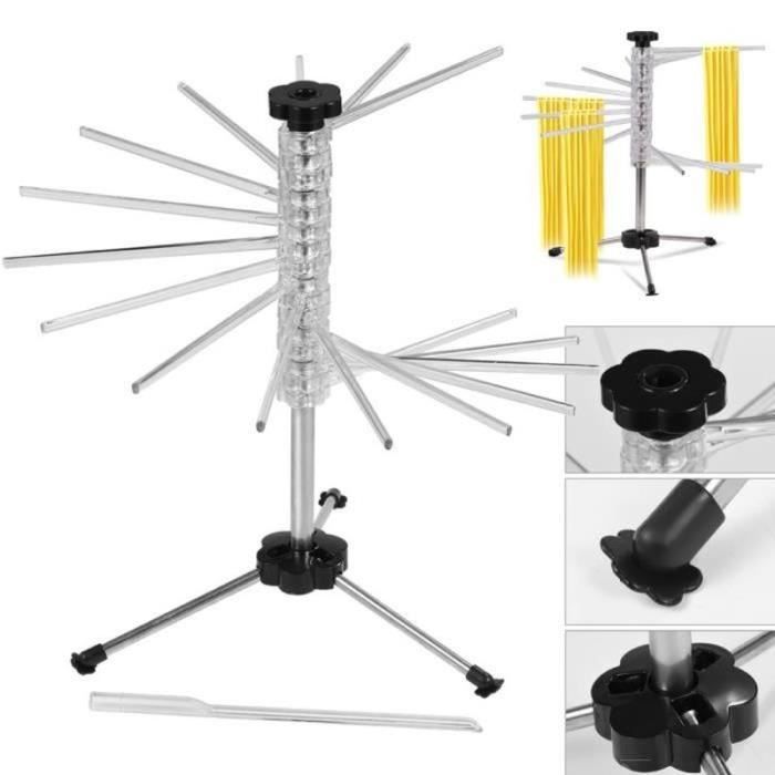 Support De Séchage De Pâtes - Pliable - Multi-tiges - 47cm - Accessoire