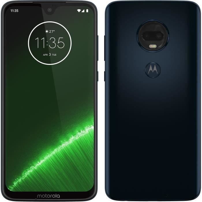 Vente Téléphone portable MOTOROLA Moto G7 Plus Bleu Indigo 64 Go pas cher Vente Téléphone portable MOTOROLA Moto G7 Plus Bleu Indigo 64 Go pas cher