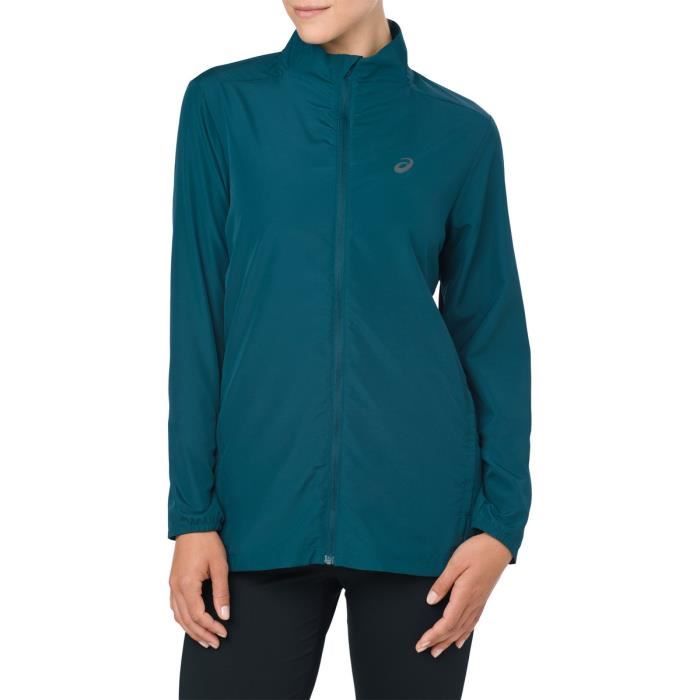 veste asics femme bleu