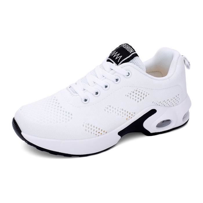 INSFITY Chaussures Femme Baskets Avec Coussin dAir Aération Résistant à lusure