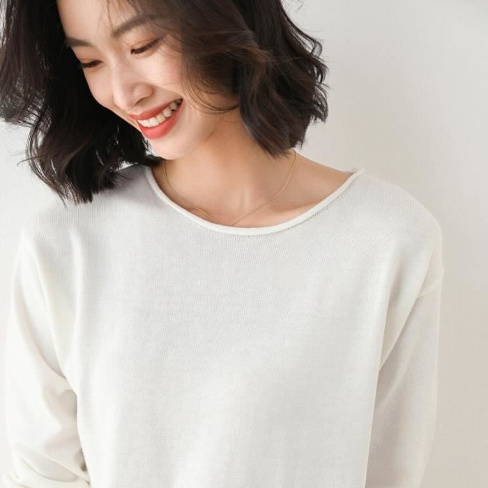 Pull Cachemire Créateur Col V Lilas Taille L - Haute Qualité, Occasion Très Bon état