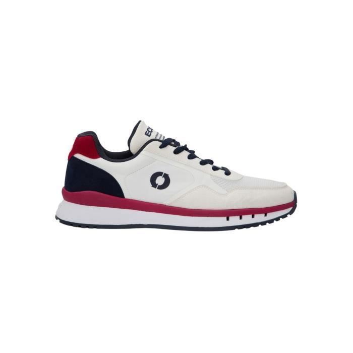 Ecoalf Baskets Ecoalf Cervin Blanc pour Homme - Ecoalf - Cervin - Blanc - Homme - Synthétique - Lacets - Plat