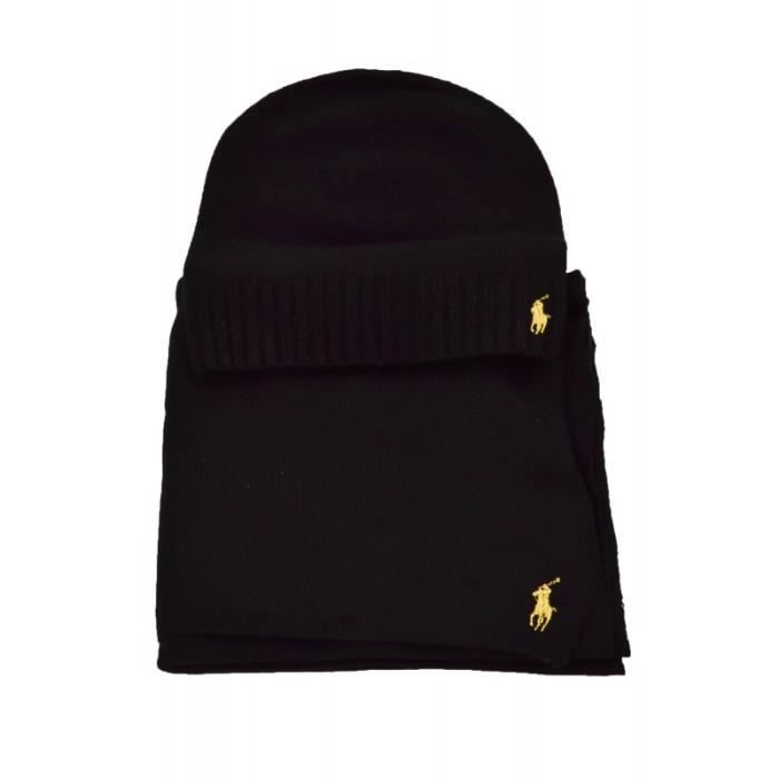 bonnet ralph lauren noir