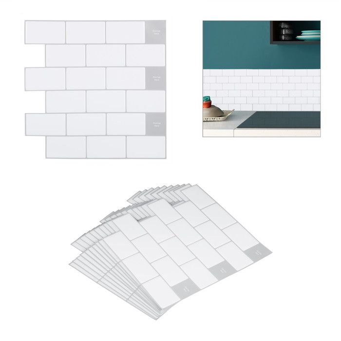 Sticker Mural Carrelage Adhésif Cuisine Salle De Bain - 24 STICKERS Carrelages Azulejos Riveria 24stickers15x15cm 86803682