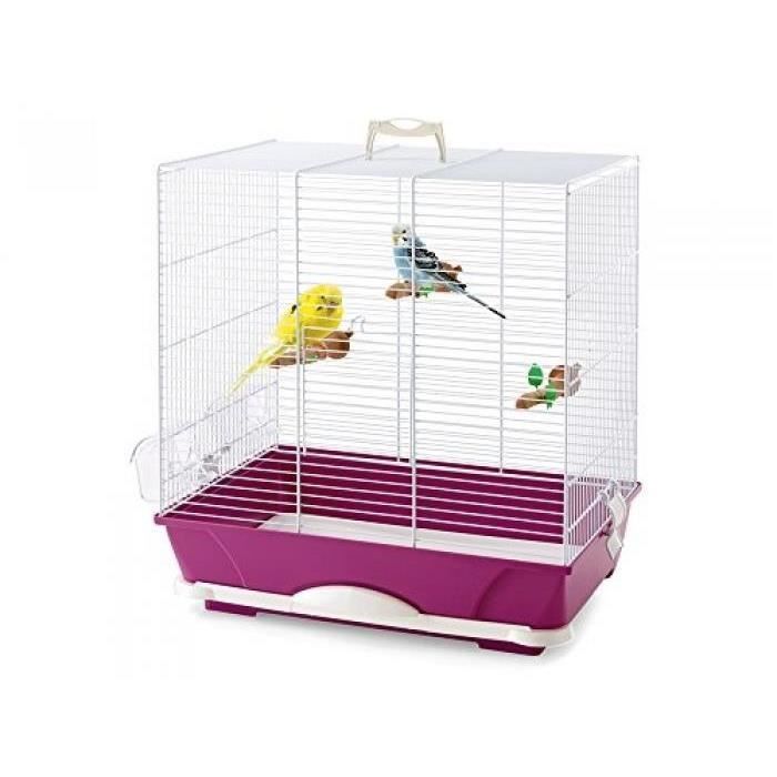 Savic Primo Cage Pour Petit Oiseau Blancfuchsia 46 X 32 X 48 Cm 40