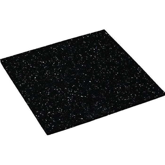 Tapis Anti-Vibration SCANPART - Noir - Pour Gros Appareils Ménagers - 60x60 cm