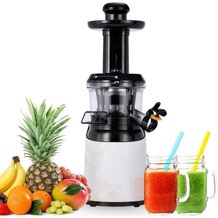 Extracteur De Jus à Froid - Goulotte 14 Cm, Moteur 250W, Rendement élevé, Facile à Nettoyer (2L, Gris Mat) - 4