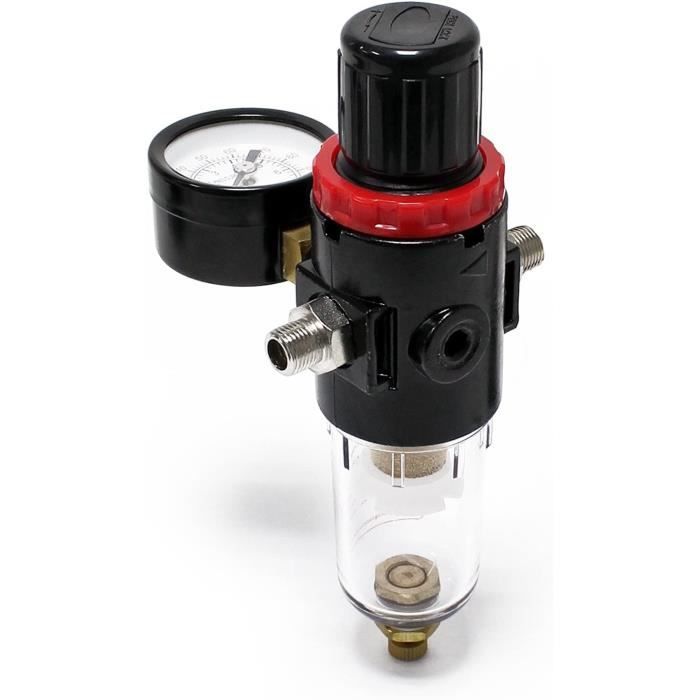 BenBow Régulateur De Pression D'air Avec Manomètre Et Séparateur Huile - 9