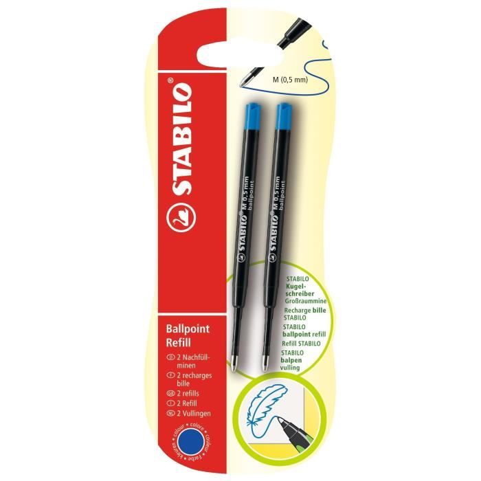 Stylo bille Noir//Bleu//Rouge//Vert Pilot Pointe moyenne Blister 3+1 Acroball