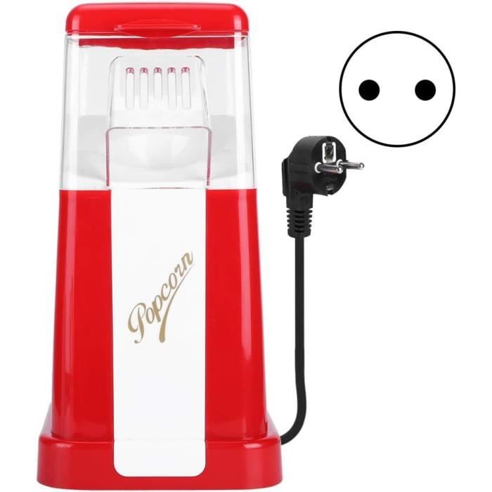 Machine à Pop-corn Nostalgia Electrics Rouge - 8 Tasses Air Chaud, Style Rétro