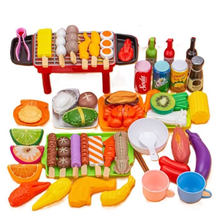 Jeu éducatif Cuisine 3-7 Ans Coffret 44 Pièces Ustensiles De Cuisine Jouet Enfants - Jeu éducatif Créatif Dès 3 Ans