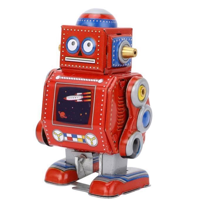 Jouet Robot à Remonter Vintage - En Fer, Mécanique, Décoratif - Se Balance En Marchant, Idéal Collection Ou Décoration - 2