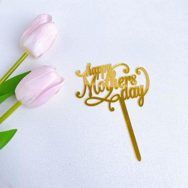 Pack De 5 Toppers De Gâteau 'Happy Birthday' En Forme De Cœur - 8 Couleurs, Carton Pailleté