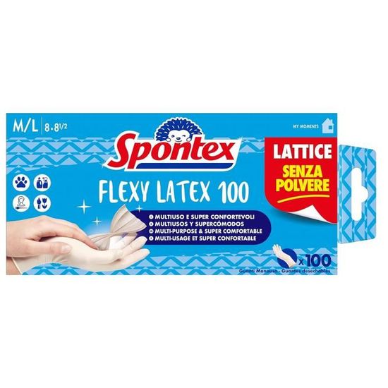 Gants d ménag n latx floqué coton jaun T10 - SINGR - LAT2005.10 au millur prix