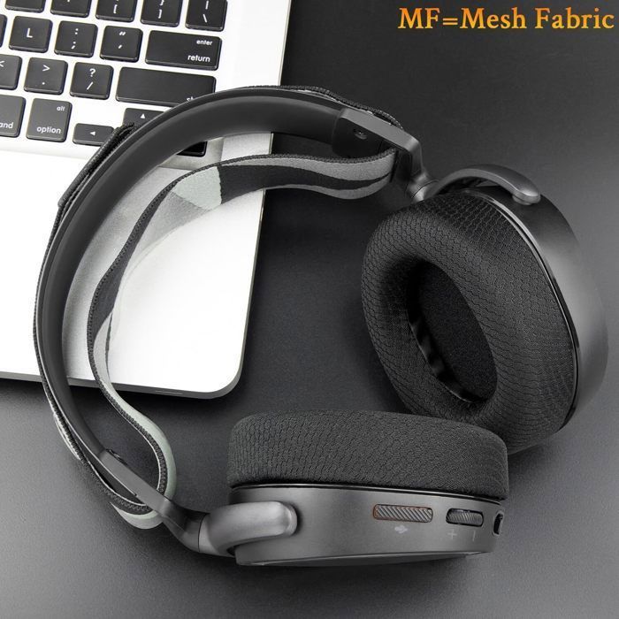 Coussinets Casque SteelSeries Arctis - Mousse Remplacement Isophonique - Confort Longue Durée
