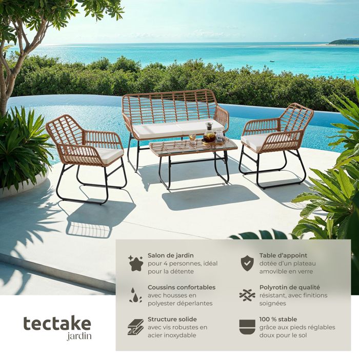 Salon De Jardin Tectake