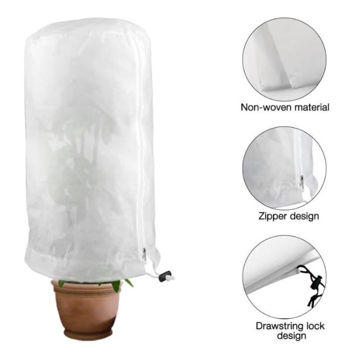 GREENGERS Voile D’Hivernage Plantes 1 M X 15 M – Non-tissé 30 G/m², Protection Hiver Jardin