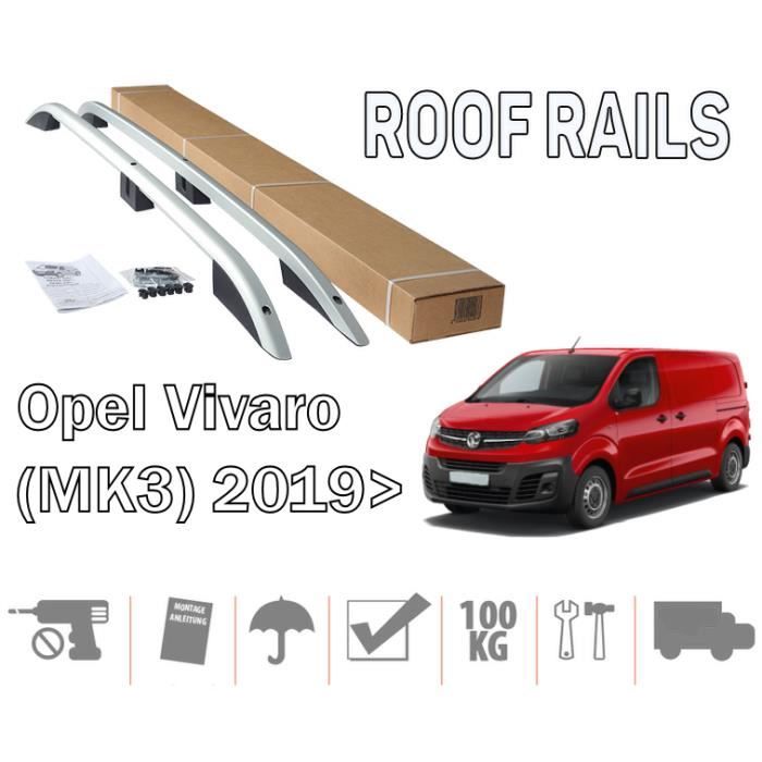 Barres de toit pour Opel Vivaro 2019> (Mk3) L2 (4.95m