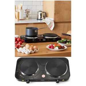 Nornward Plaque De Cuisson Électrique Portable À Deux Feux, En Fonte