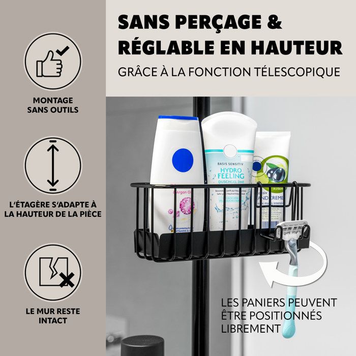 Poubelle De Salle De Bain Savona 5,5L - Support Mural Inclus - Couvercle Pivotant - Blanc - Bremermann