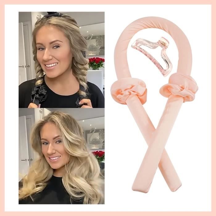 Lot De 20 Bigoudis Thermo-ondulés Avec Peigne - Pour Boucles Durables Et Faciles