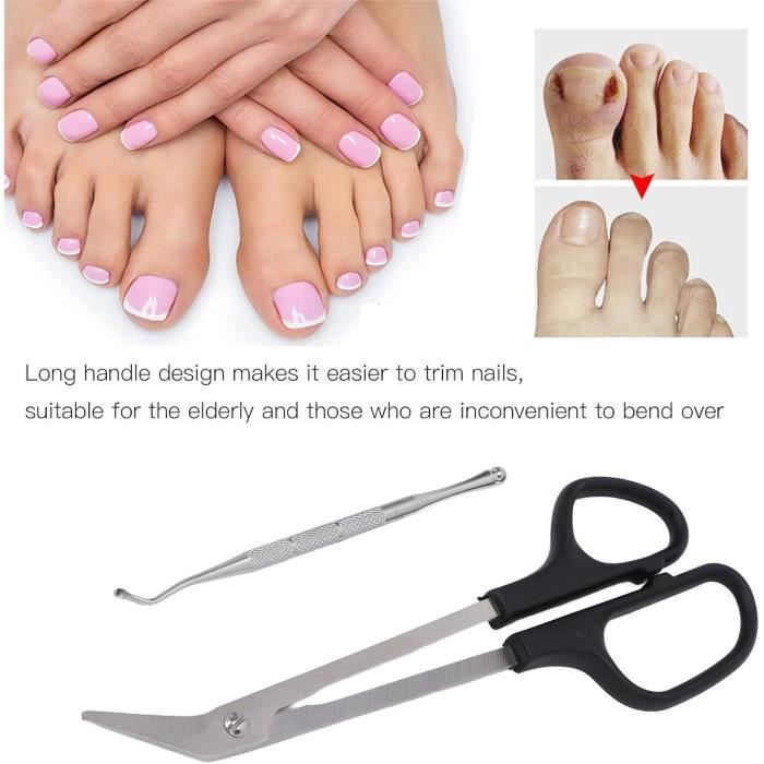 Ciseaux à Ongles Longs Avec Manche - Coupe-ongles Classique Neuf