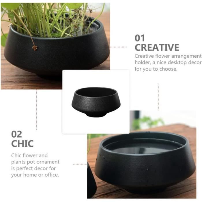 Support Fleurs Ikebana Kenzan Hérisson Rond 6cm - Grenouille Florale En Acier Inoxydable Pour Arrangements Stables