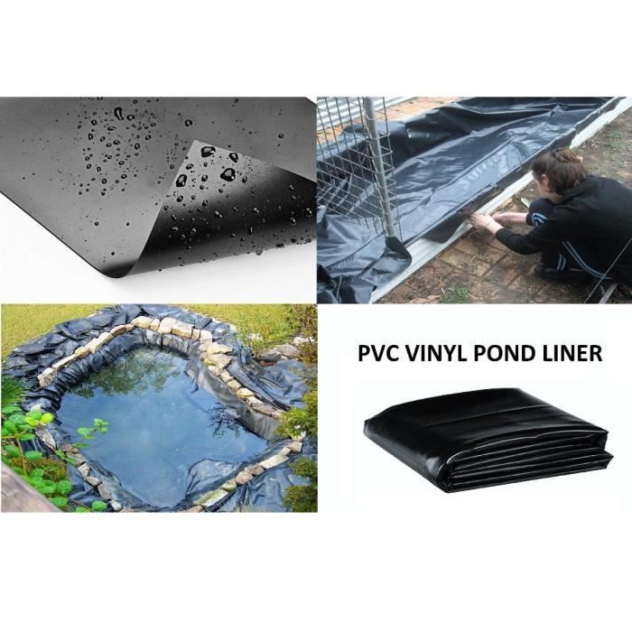 AVANC Bâche bassin - 5X4M - Epaisseur 0.12mm - PVC - Membrane Imperméable  Réservoir Étang Pisciculture - Cdiscount Jardin