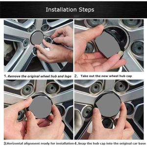 4 Cache-moyeux Pour Dacia Sandero I 2008-2012 - Diamètre 60 Mm, Protection Rouille - 9