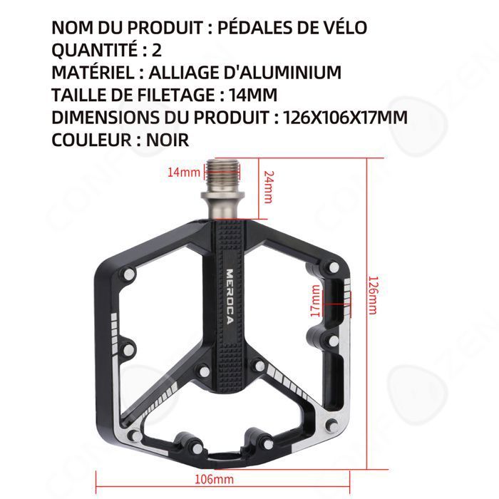 Helaryfreemear Lot De 2 Repose-Pieds Antidérapants Alliage Aluminium Pour BMX Et VTT Repose Pieds Vélo Antidérapants Helaryfreemear Lot De 2 Repose-Pieds Antidérapants Alliage Aluminium Pour BMX Et VTT Repose Pieds Vélo Antidérapants