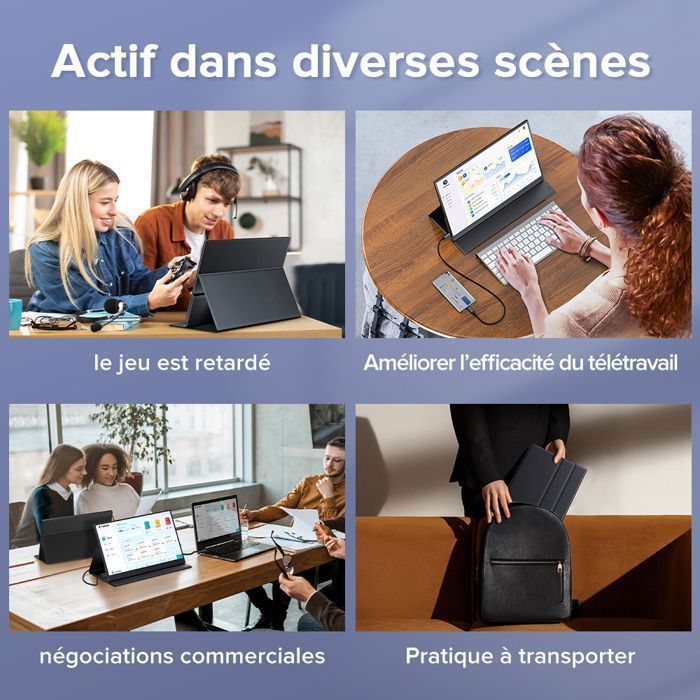 Écran Tactile 14" Mat Compatible Innolux N140HCN-G53 REV C1 - Full HD, 100% SRGB, Tactile On-Cell