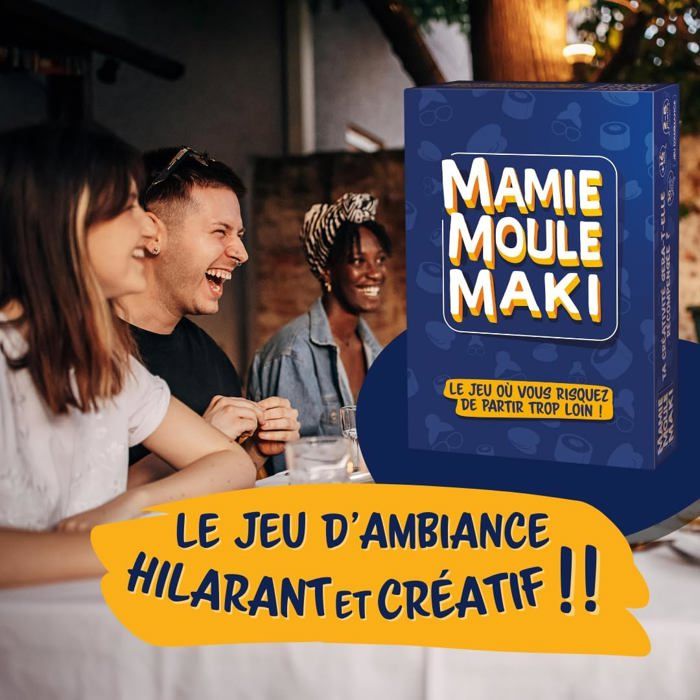 Mamie Moule Maki - Le Jeu De Petit Bac Réinventé, Délirant Et Créatif - Soirées, Anniversaires, Vacances - Dès 16 Ans - 2 à 8 Joueurs - 30-45 Min De Fous Rires