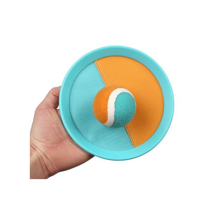 Jeu De Lancer-attraper Velcro Avec 2 Raquettes Et 2 Balles – Extérieur, Plage, Coordination œil-main