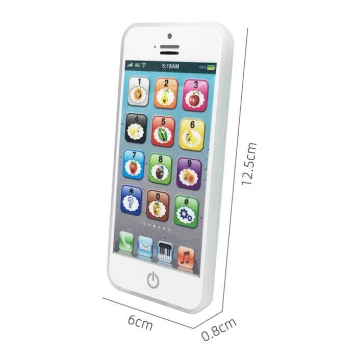 Jouet musical pour bébé et enfant, simulation de téléphone portable