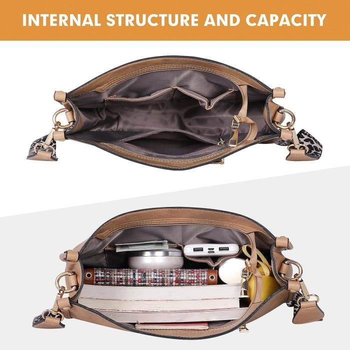 Élégant Sac De Travail Femme Fourre Tout Multipoches Sac Femme