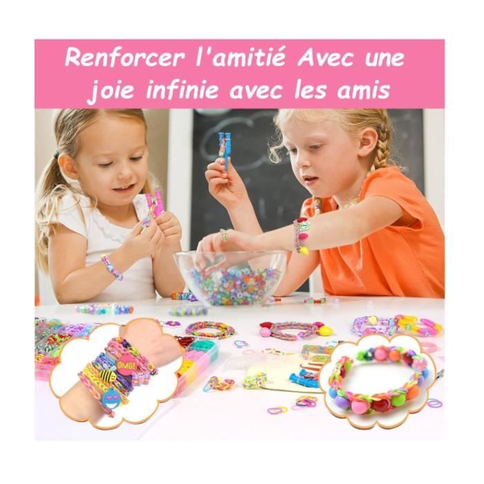 SLEMAKO – Kit De Bracelets élastiques 18 000 Pièces, 20 Couleurs, DIY Pour Enfants, Cadeaux Créatifs