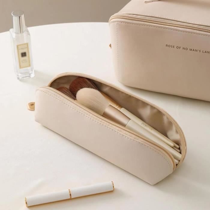 Trousse De Toilette Femme Multifonction 26x18x5 Cm - Rangement Maquillage, Produits Beauté, Voyage - Organisateur Sac - 8
