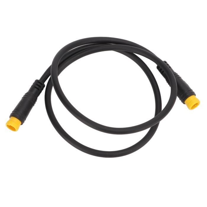 Câble D'extension étanche 2Pin Pour Vélo électrique - Connecteur Mâle/femelle - 150 Cm - Pour éclairage, Accélérateur, Frein