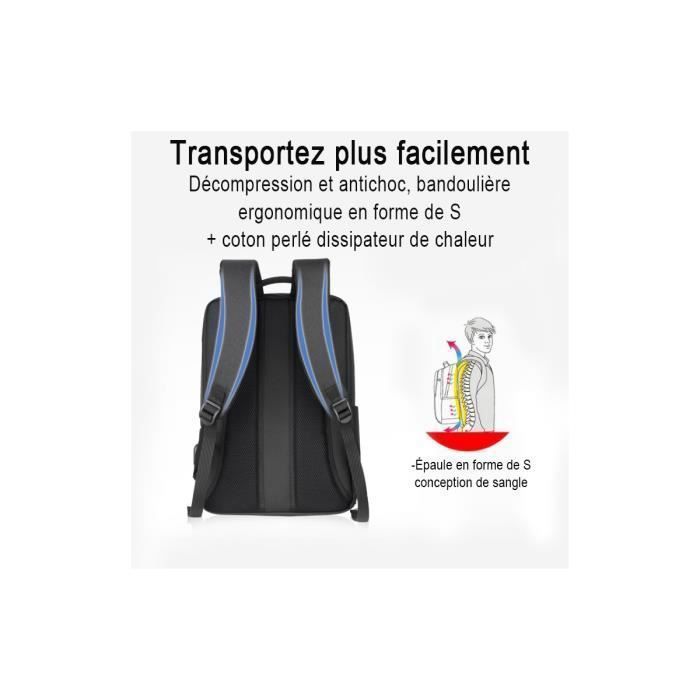 KING Sac A Dos Pour Ordinateur Portable 17 3 Pouces,Sac à Dos Pour Ordinateur De Bureau D