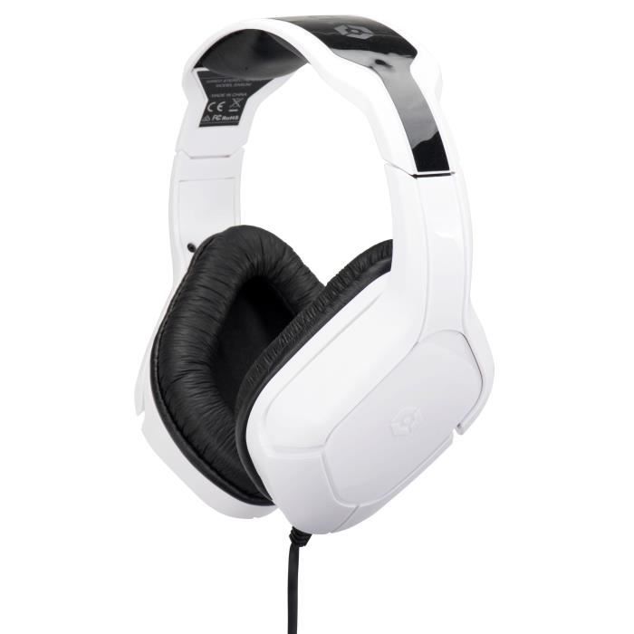 Casque Gaming Stereo Gioteck SX6 blanc pour PS4 et Xbox One