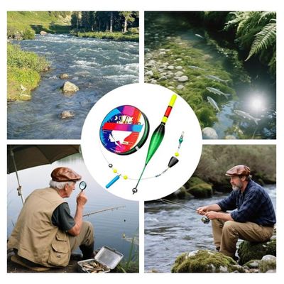 Ligne De Pêche Automatique 100 M – Pré-nouée Avec Flotteur à Changement De Couleur, Eau Douce/salée